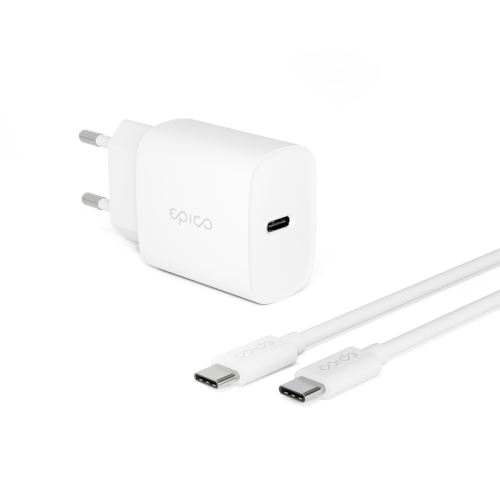 Epico 20W Snabbladdare med 1.2m USB-C kabel - Bild 3